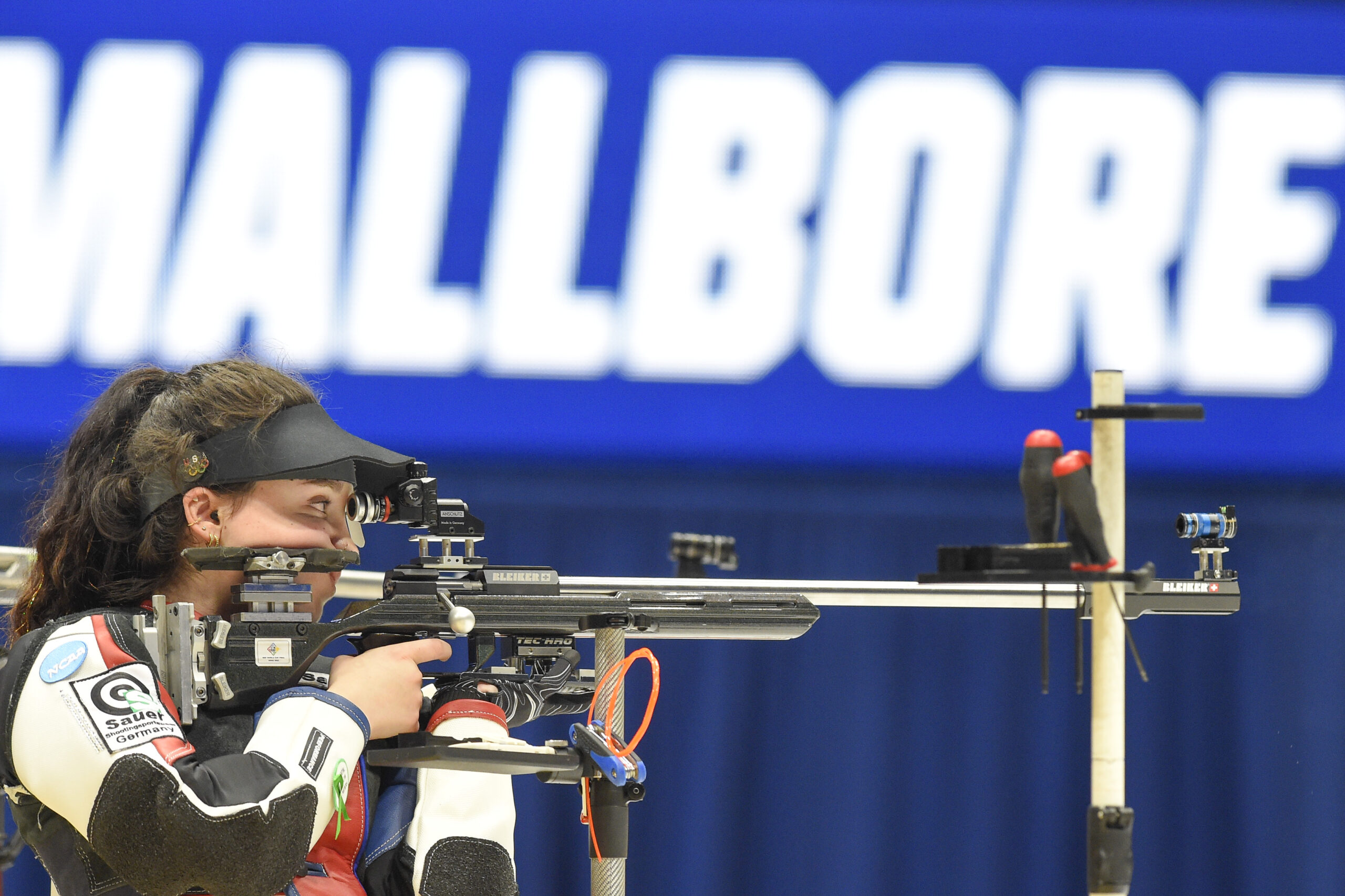 WVU's Mary Tucker wins smallbore championship, Mountaineers lead team standings after day 1
